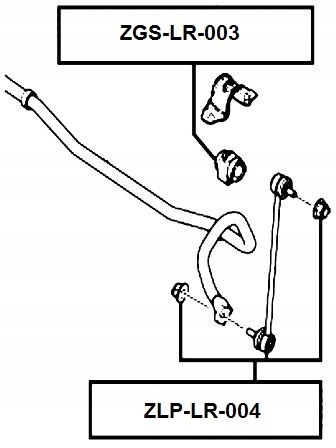 фото №2, Гумовий елемент стабілізатора перед land rover freelander 06-