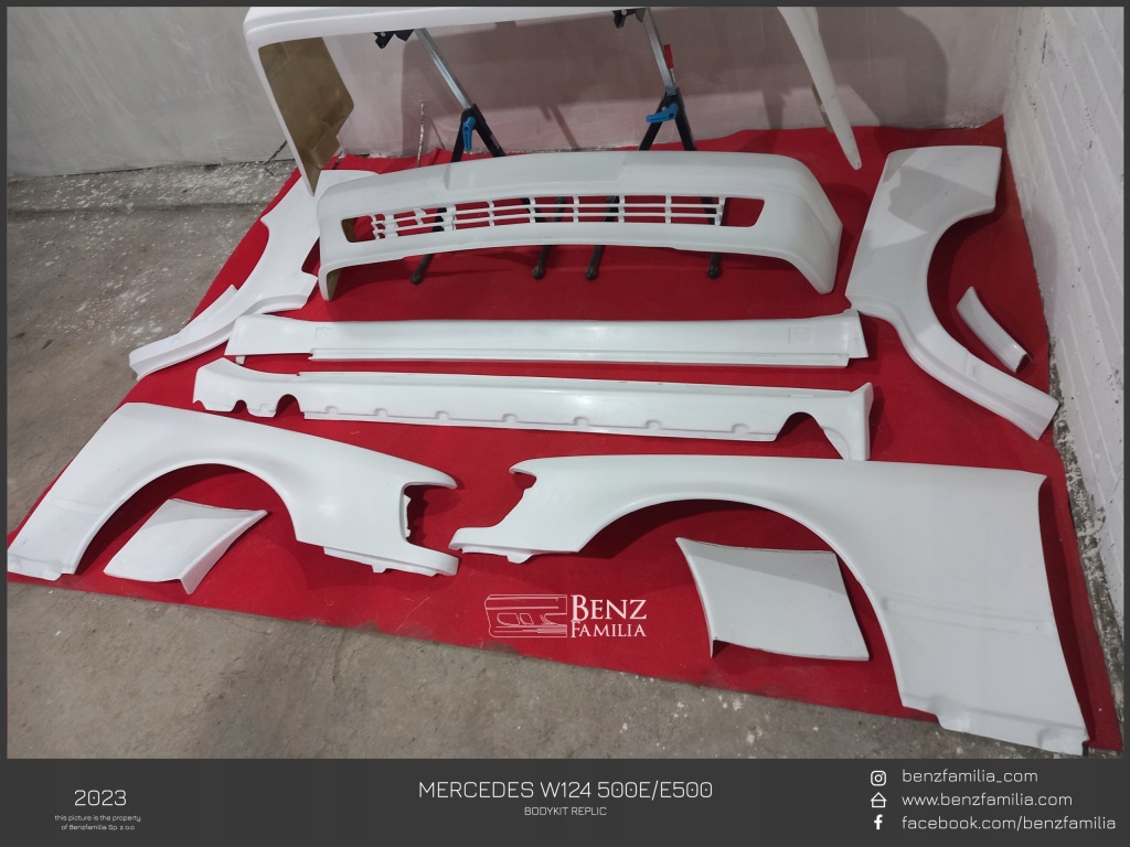 фото №12, Mercedes w124 500e/e500 sedan pakiet/bodykit replika