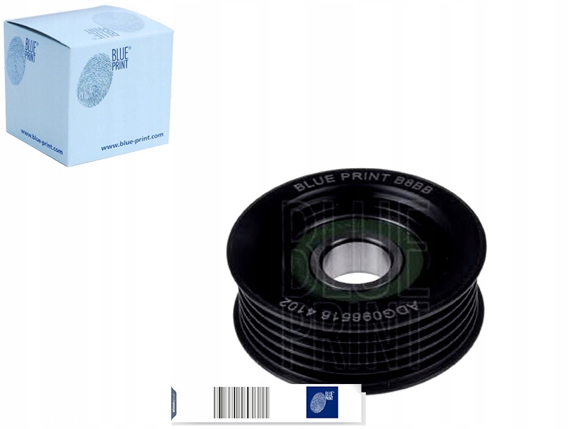 фото №1, Blue print adg096516 ролик напрямна / напрямна, ремінь клиновий зубчастий