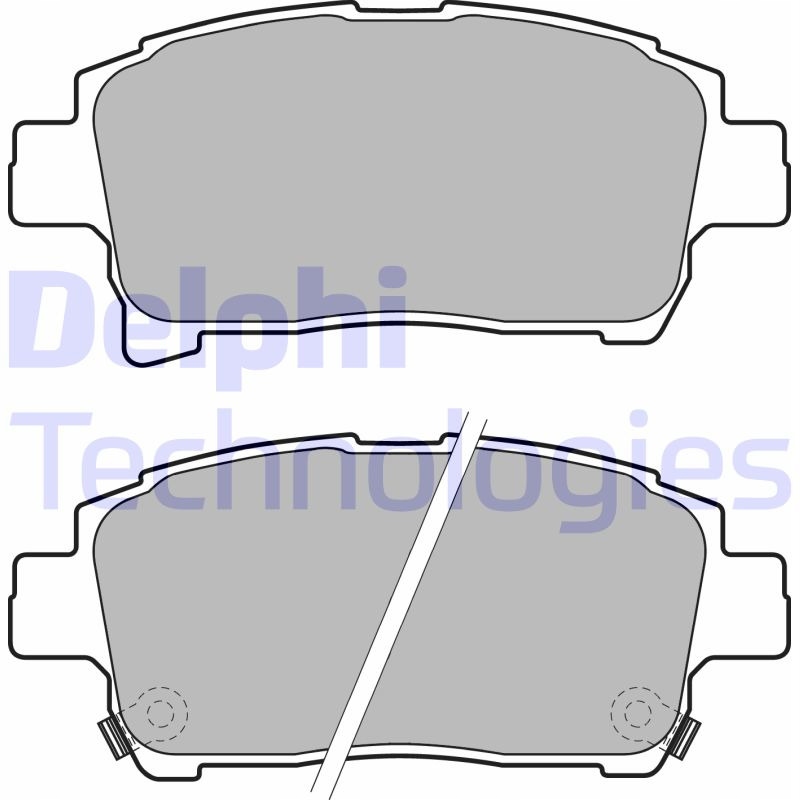 Гальмівні колодки гальмівні delphi do toyota mr2 iii 1.8 Ціна