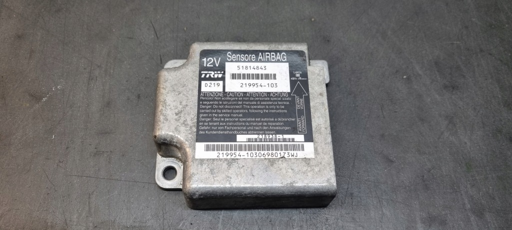 фото №1, Модуль датчик подушок подушка безпеки air bag fiat croma ii