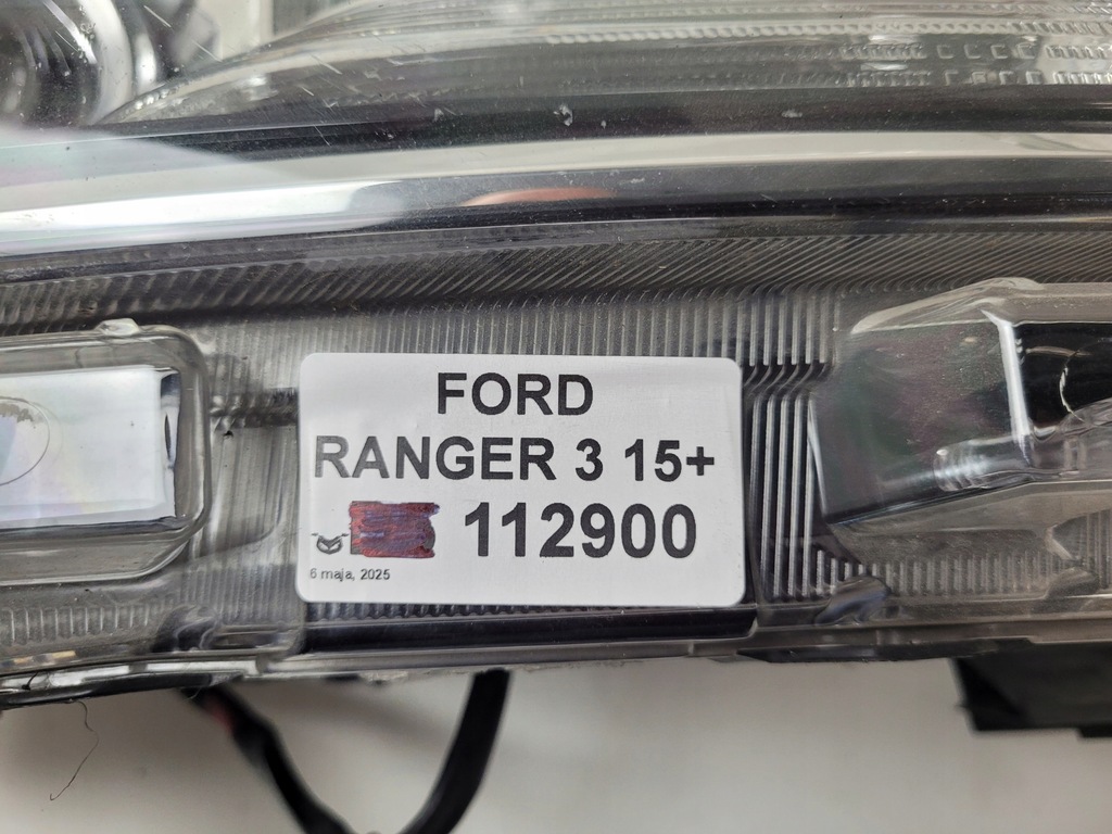 фото №12, Ford ranger iii 3 2015+ фара лампа перед правая треснувший стекло фары