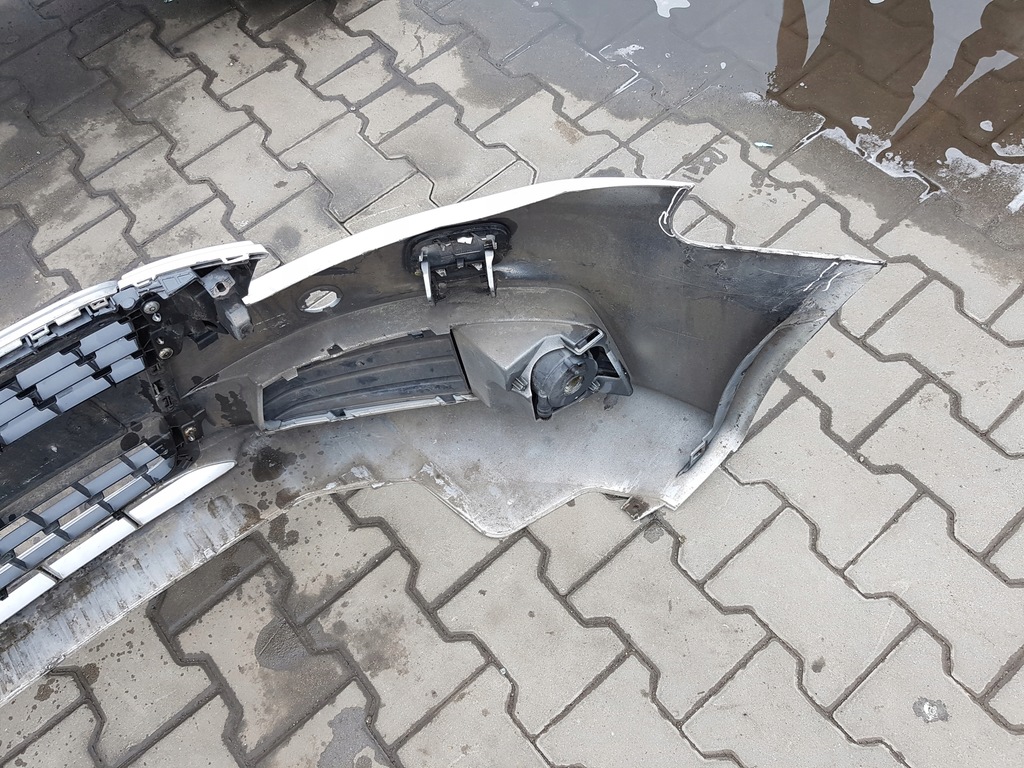 фото №14, Audi a4 b8 08-11r бампер перед передній решітка радіатора