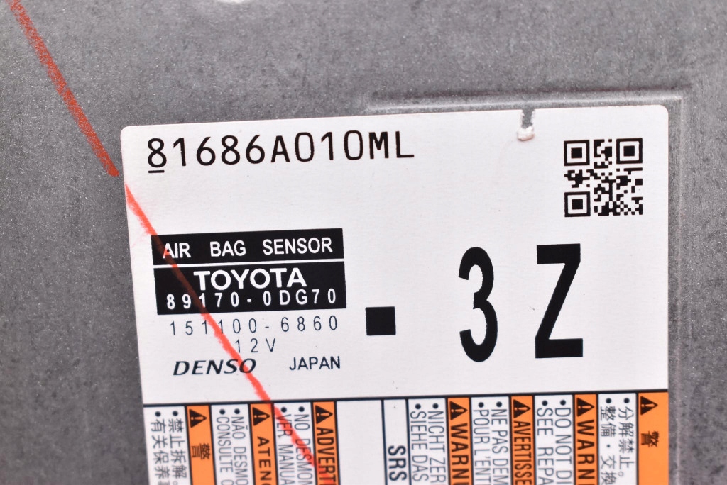 фото №8, Датчик модуль подушка безпеки 89170-0dg70 151100-6860 toyota yaris cross 20-