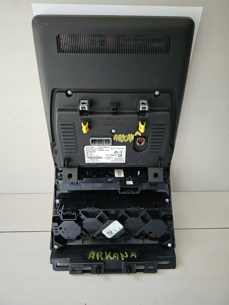 фото №8, Радіо навігація дисплей панель renault arkana 259154859r 280914313r