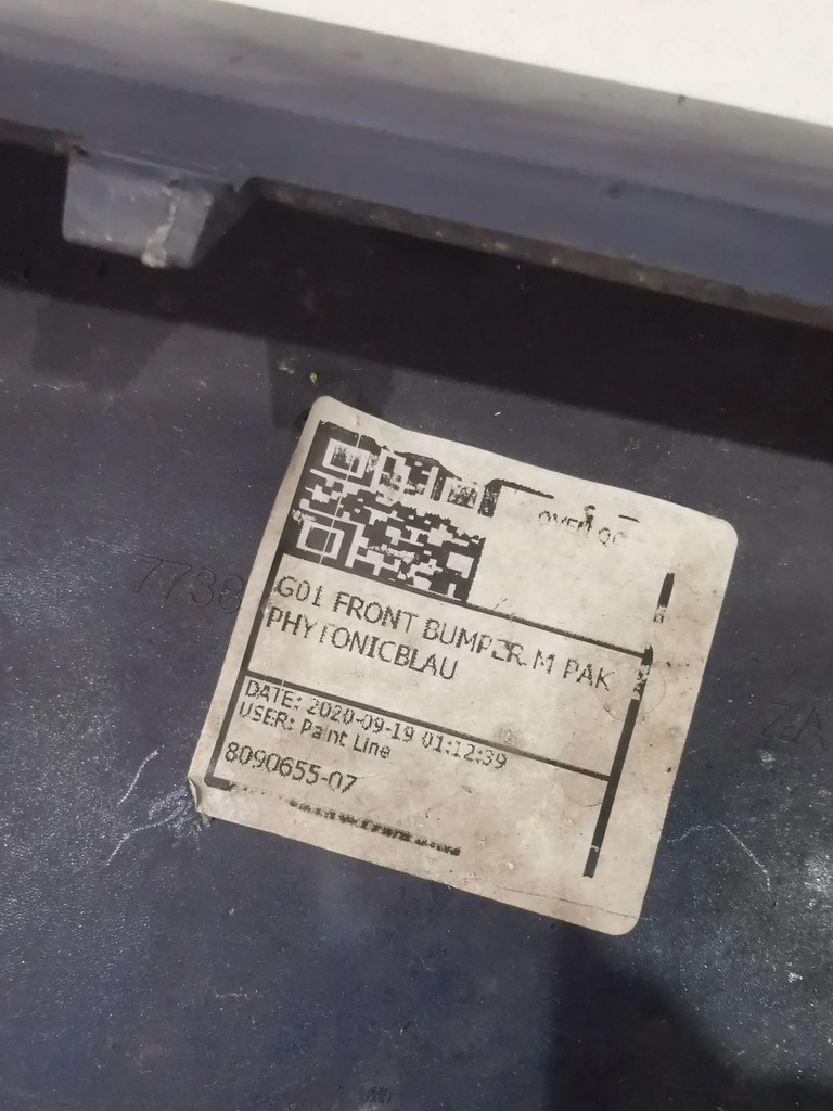 фото №13, Bmw x3 g01 m-pakiet бампер перед полный