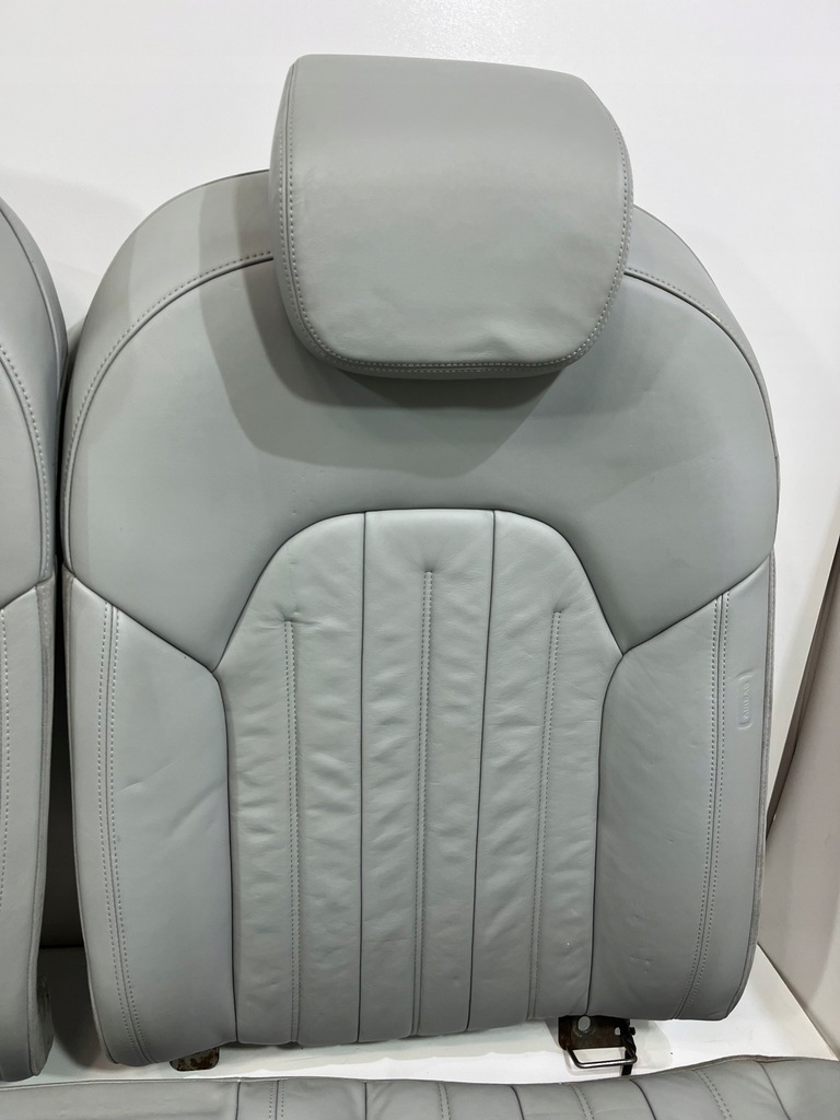 фото №5, Заднє сидіння audi a8 d4 сіра шкіра , подушка безпеки , комплект