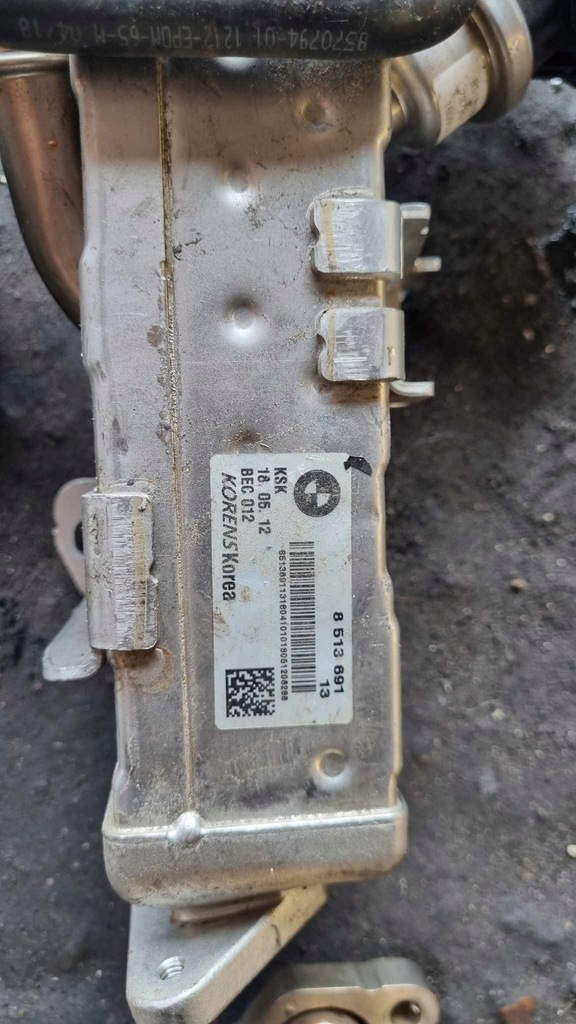 фото №5, Радиатор выхлопных газов egr bmw 3 f7 f10 f20 f30 2.0d 3.0