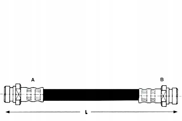 фото №2, Шланг тормозной t mitsubishi carisma l lpr