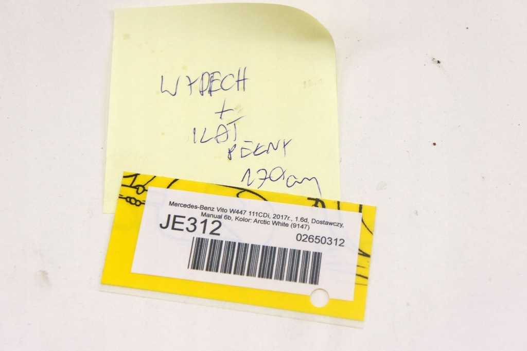 фото №8, Je312 mercedes vito w447 1.6d выхлоп катализатор