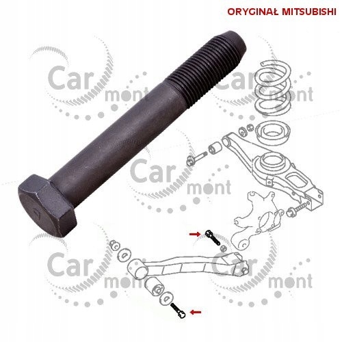 фото №9, Mitsubishi pajero iii iv болт важеля поздовжній