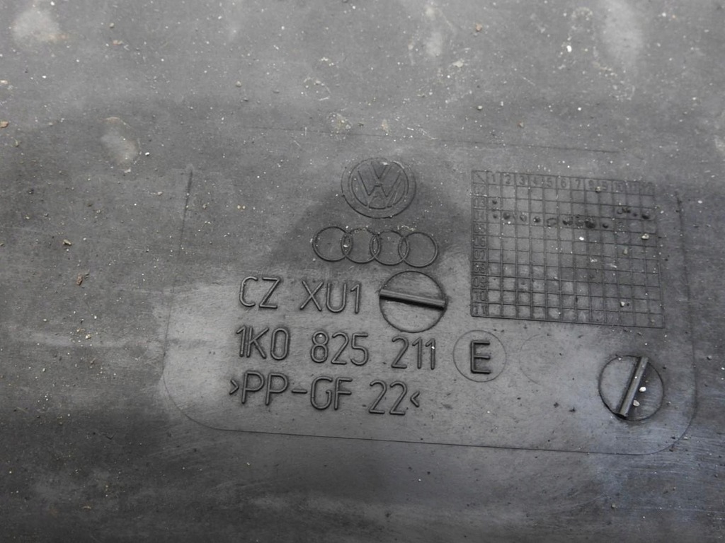 фото №8, Защита подвеска левая audi a3 8p sportback 1k0825211e