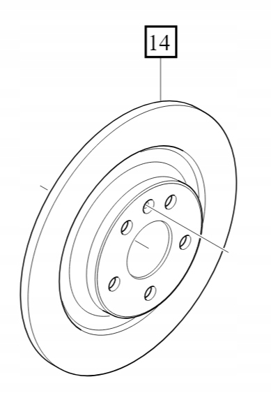 фото №1, Диск тормозная 16'' задняя volvo xc40