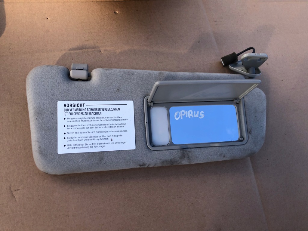 фото №1, Козирок козирок правий kia opirus 02-07