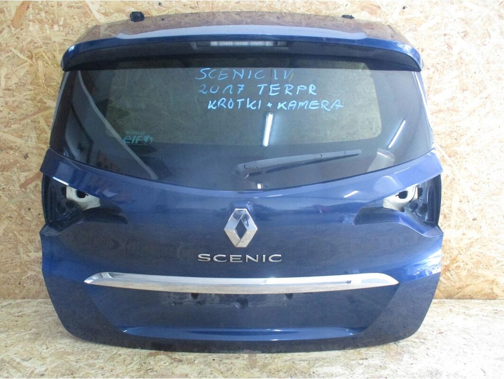 фото №1, Крышка багажника багажника задняя задняя renault scenic iv terpr ideał