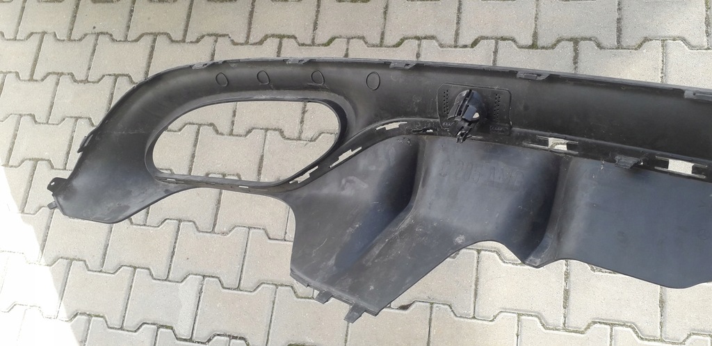 фото №8, Спойлер диффузор бампера задняя mercedes c w205 coupe a2058855803