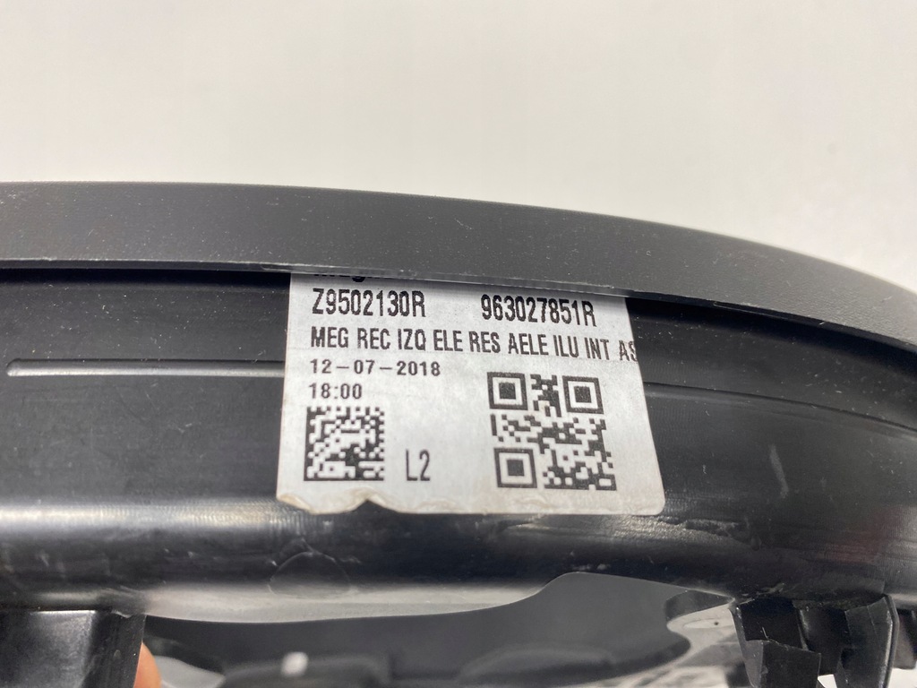 фото №8, Кільце корпус рамка дзеркало ліва renault clio 5 v 2019-