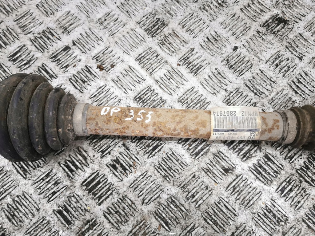 фото №6, Peugeot 508 2011 правая сторона приводной вал передняя