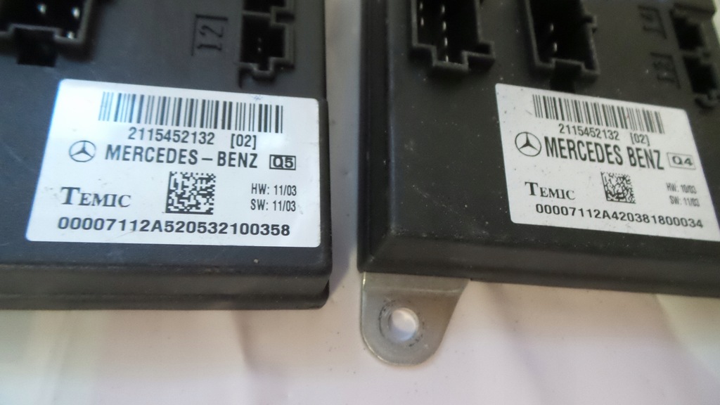 фото №7, Модуль комфорту 2115452132 temic w211 mercedes
