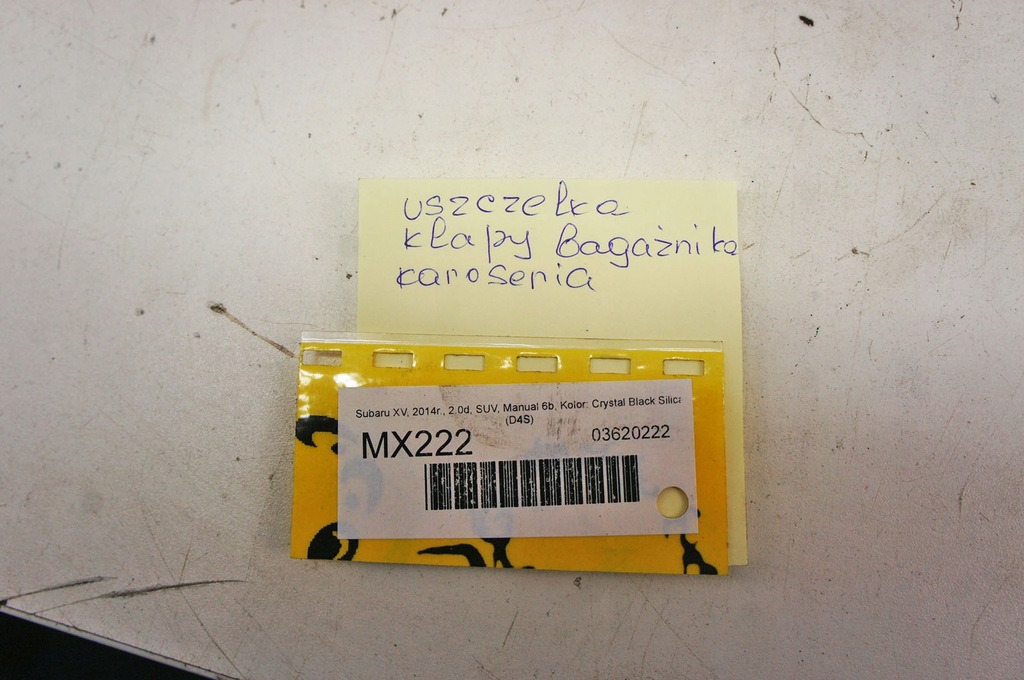 фото №5, Mx222 subaru xv i прокладка крышки багажника