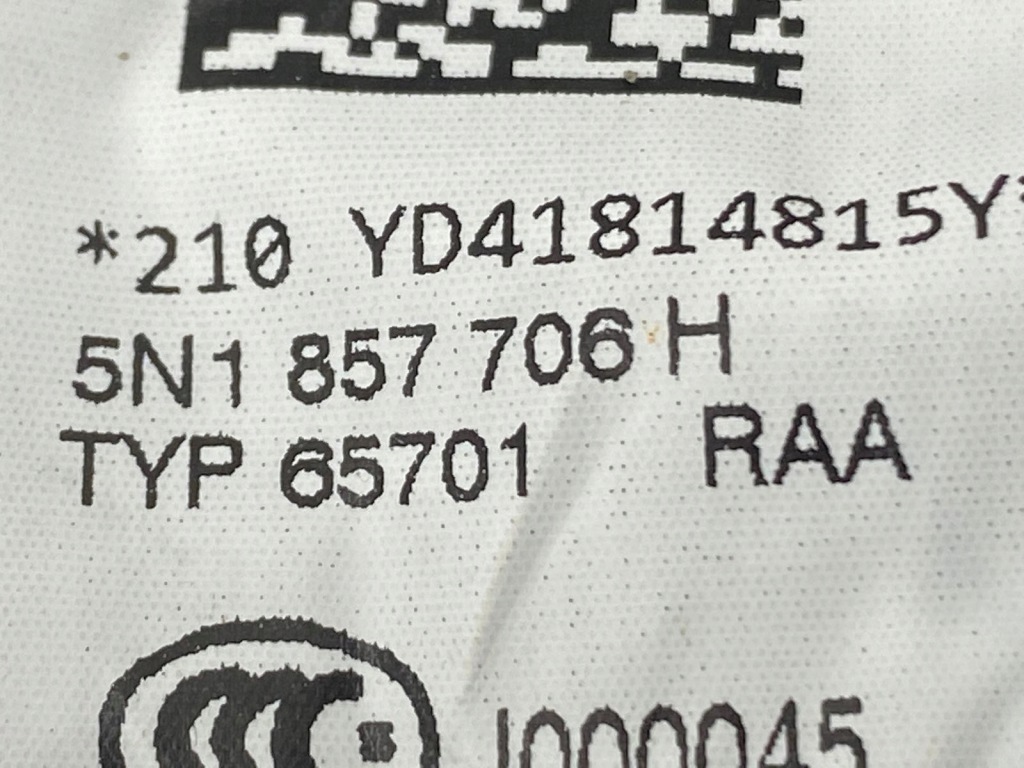 фото №10, Vw tiguan pas безпеки правий 5n1857706h