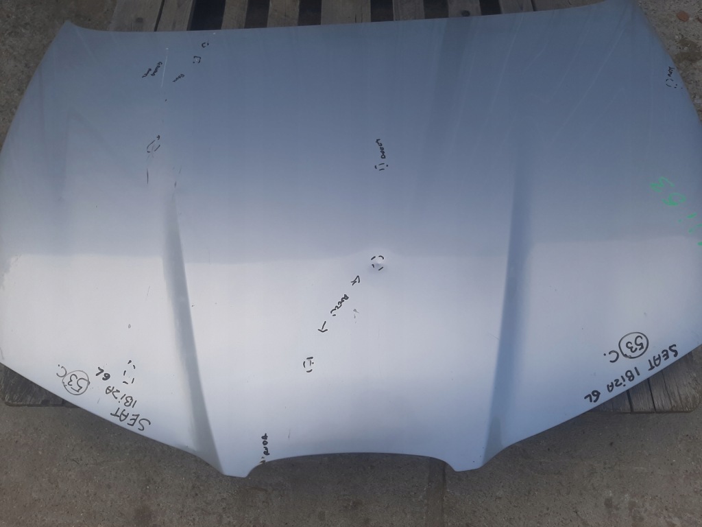 Капот крышка двигателя seat ibiza 3 6l рестайлинг  2006-2009 цвет ls7y с Разборки