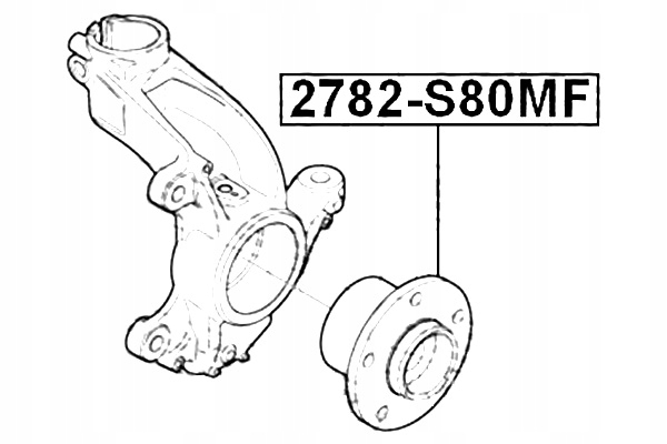 фото №3, Ступиця передня volvo s80 2007- febest