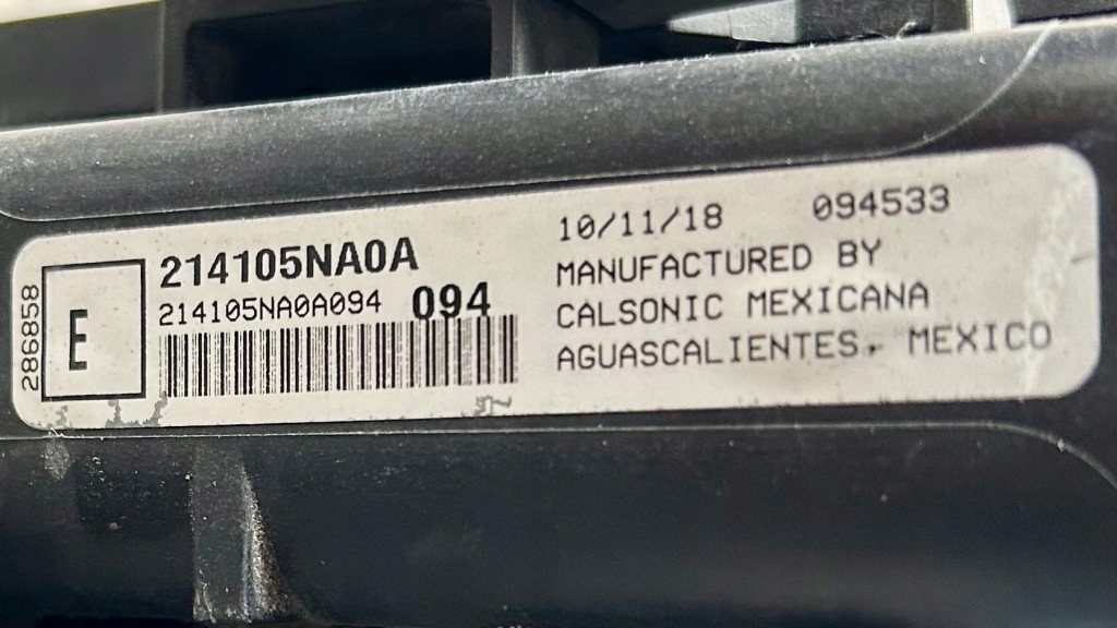 фото №3, Комплект радиатор infinity qx50 2.0t 268km