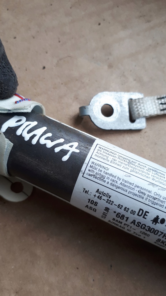 фото №7, S4 b8 a4 шторка безопасности правая перед подушка безопасности 8k0880742d