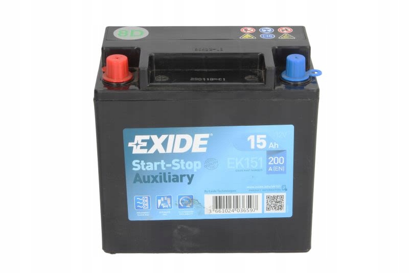 Аккумулятор exide ek151 Доставка