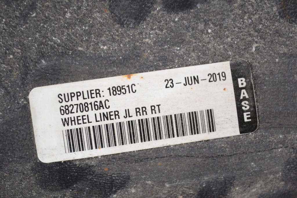 фото №6, Jeep wrangler 2019 права сторона підкрилок задні