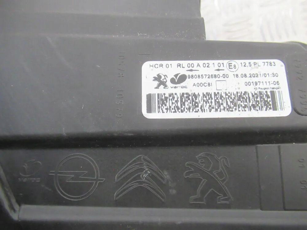 фото №14, Лампа передняя перед левая peugeot expert iii 3 9808572680-00 2016-2023