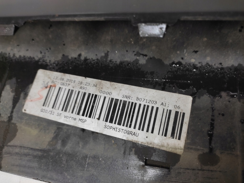 фото №10, Bmw 5 g30 g31 m-pakiet бампер передний перед 6pdc