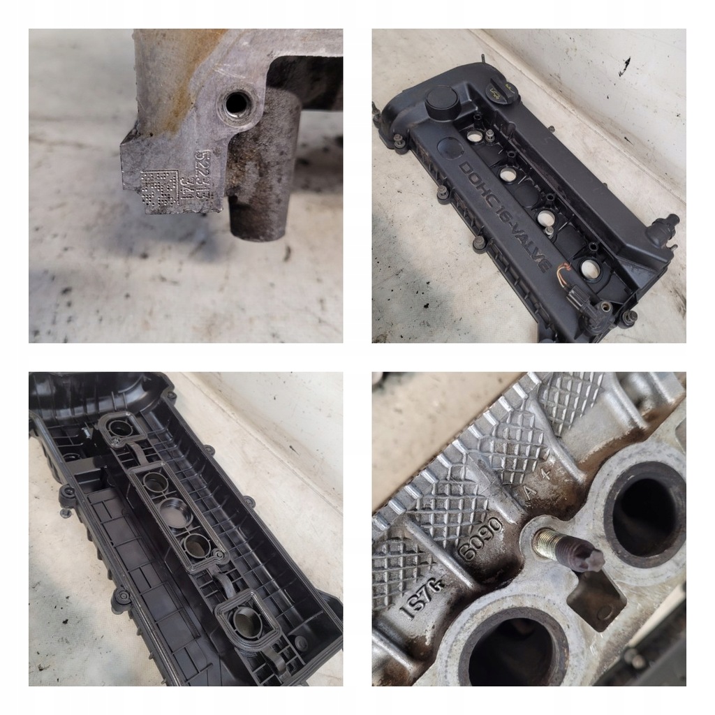 фото №6, Головка оригинальный номер 1s7g6090a4 + гидрокомпенсаторы + крышка mazda 6 gg fl 07r. 2.0b 107kw