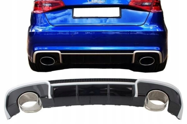 фото №8, Дифузор audi a3 12-16 spt / hat look rs3 наконечники