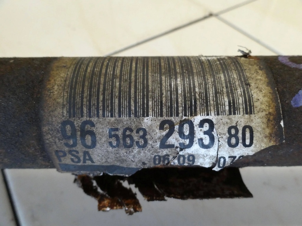 фото №6, Citroen c4 grand picasso 2011 1.6 thp привідний вал лівий перед 9656329380