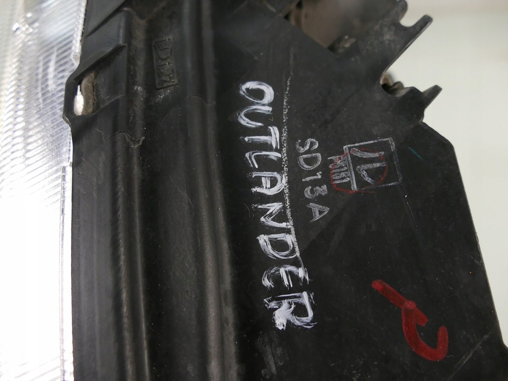 фото №12, Mitsubishi outlander i lift лампа правый перед eu