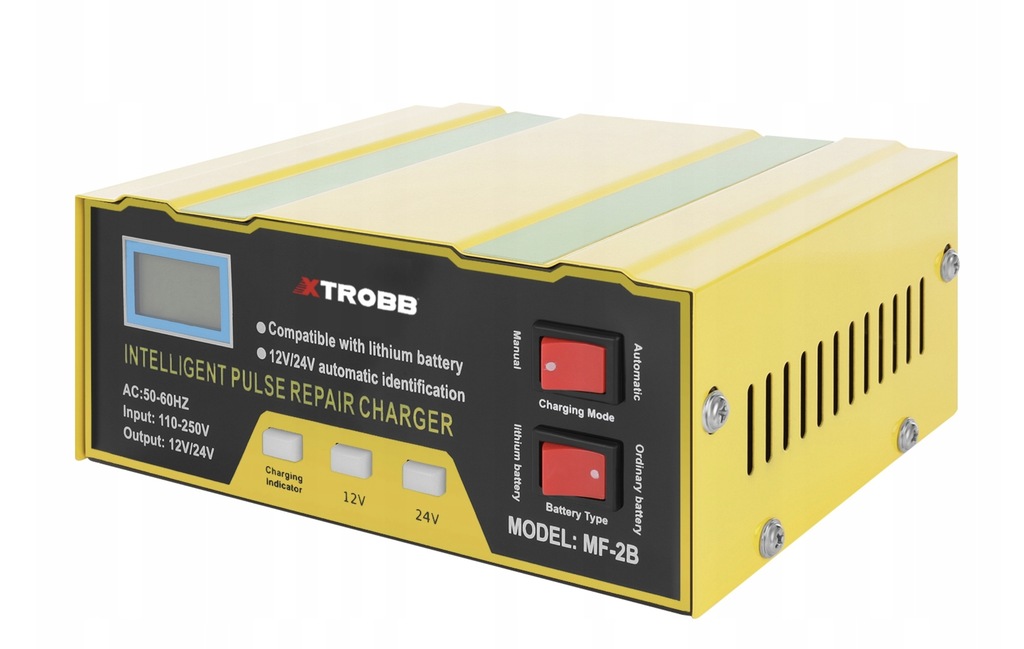 фото №8, Випрямляч автомобільний 12v i 24v зарядний пристрій акумулятор 10a універсальний