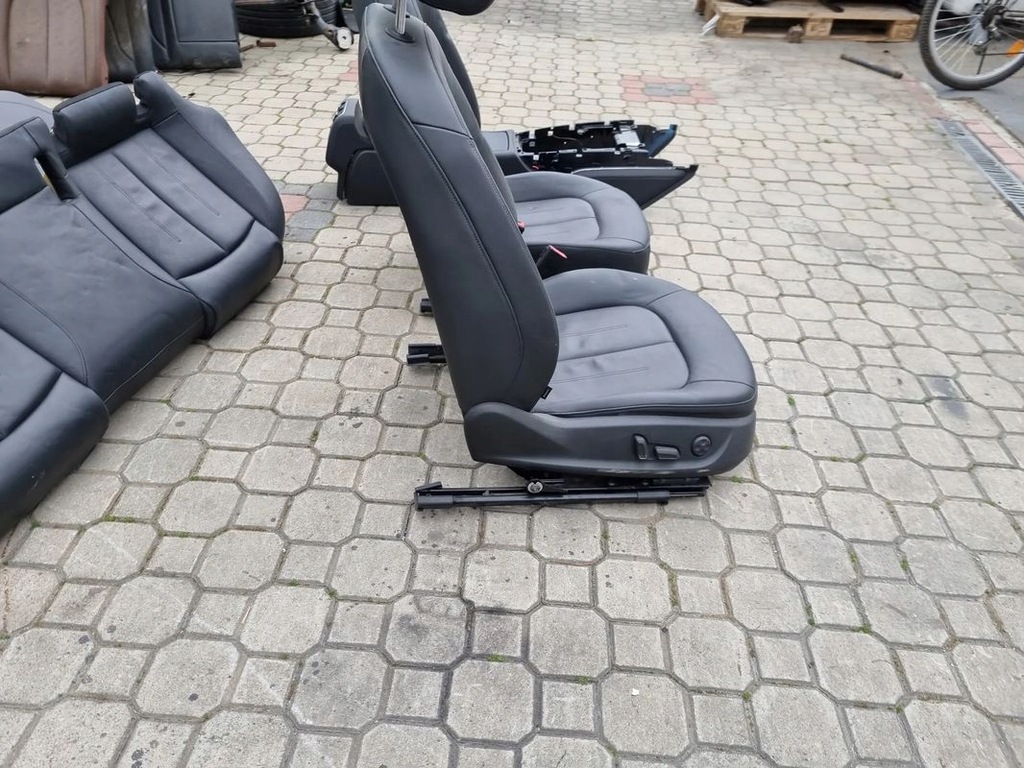 фото №7, Audi a6 c7 a7 4g сидіння заднє сидіння чорні підігрів пам'ять europa