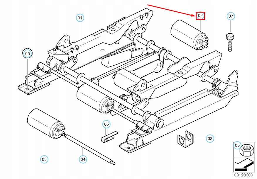 фото №10, Bmw z3 e36 передня частина left вертикальний seat adjuster двигун 67318398809