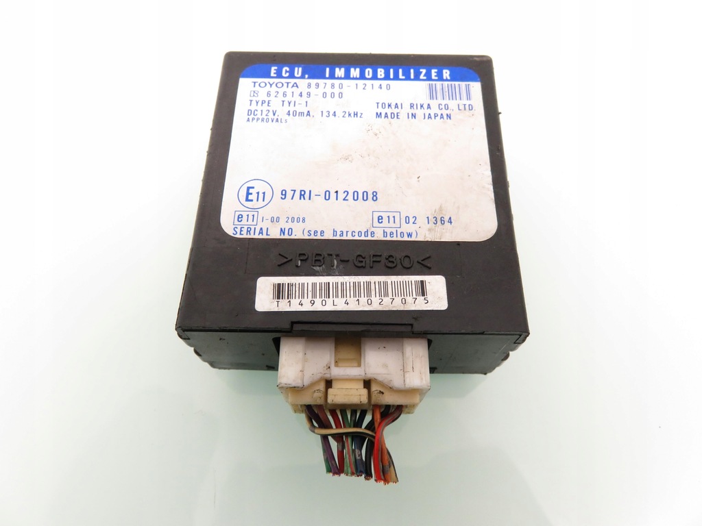 фото №15, Замок запалювання блок керування toyota corolla e12 2.0 d-4d 8966602320 mb1758006374