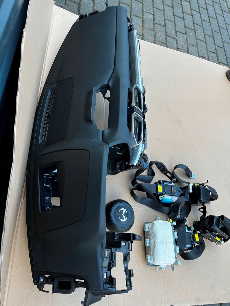 фото №5, Mazda cx5 ii приборная панель консоль подушки безопасности ремни подушка безопасности hud