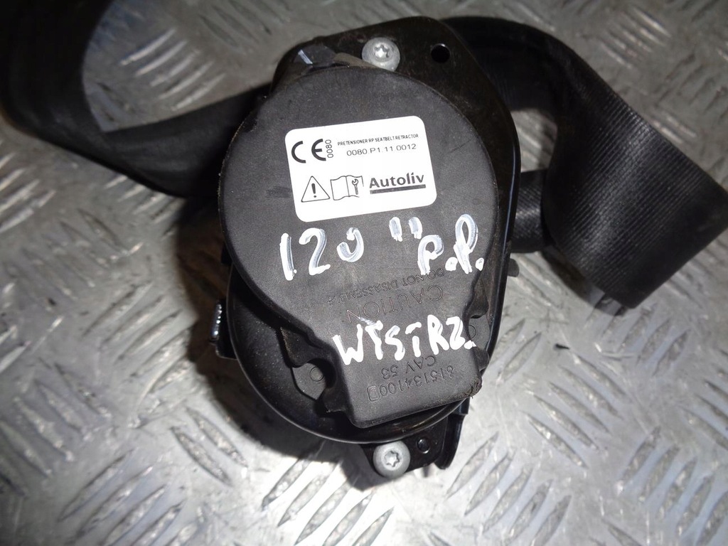 фото №7, Pas безопасности правый перед hyundai i20 ii 14-