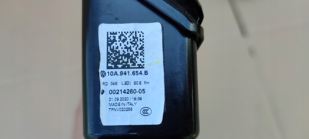 фото №11, Vw id3 id.3 id 3 led решітка радіатора бампера лампи l+r оригінал ідеальний стан