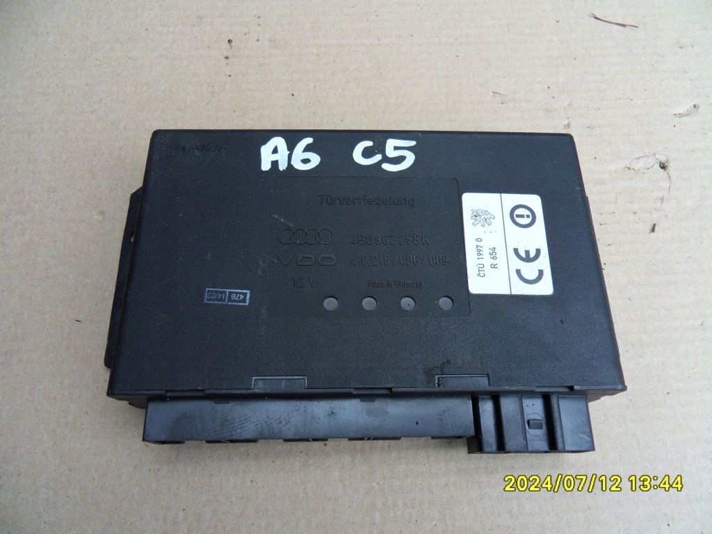 фото №1, Модуль комфорту audi a6 c5 4b0962258k
