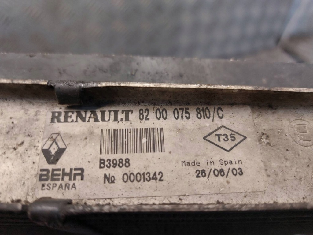 фото №3, Інтеркулер renault laguna ii 2.2 dci 8200075810