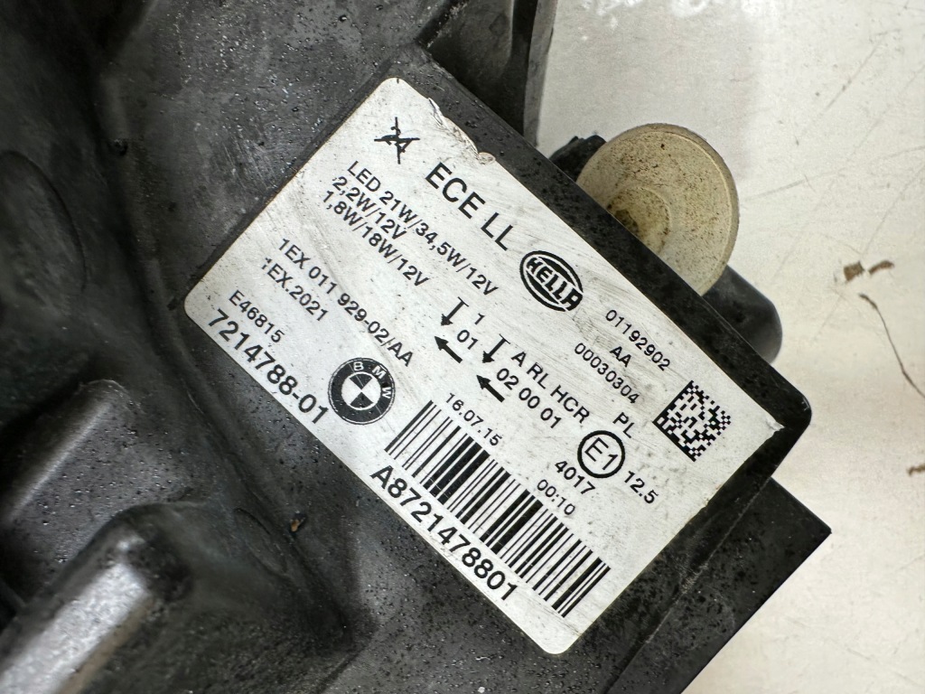 фото №16, Bmw 1 f20 f21 lci lift лампа передняя правая перед full led