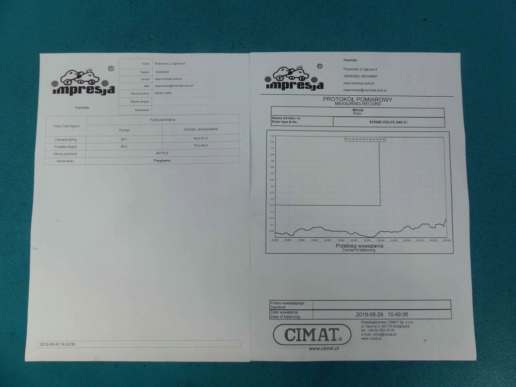 фото №8, Турбонагнітач volvo s40 ii v50 790367-0004 2.0 d3