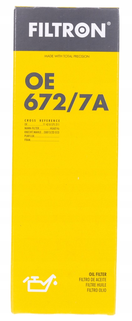 фото №11, Фільтр оливи bmw 1 f20 f21 2 f22 3 f30 31 3 gt f34 filtron оригінальний номер 672/7a