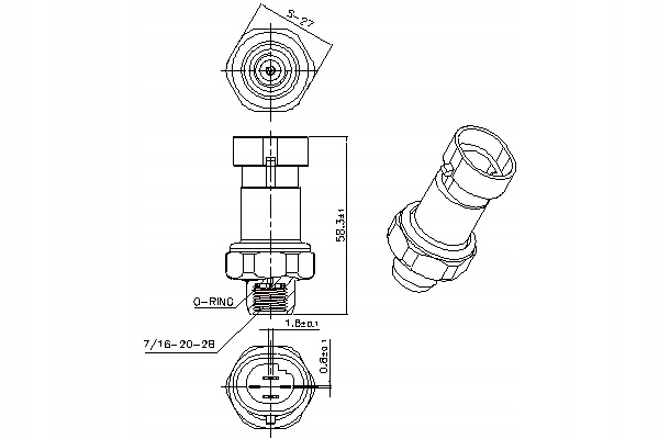 Nissens 301085 перемикач тисковий, кондиціонер Ціна